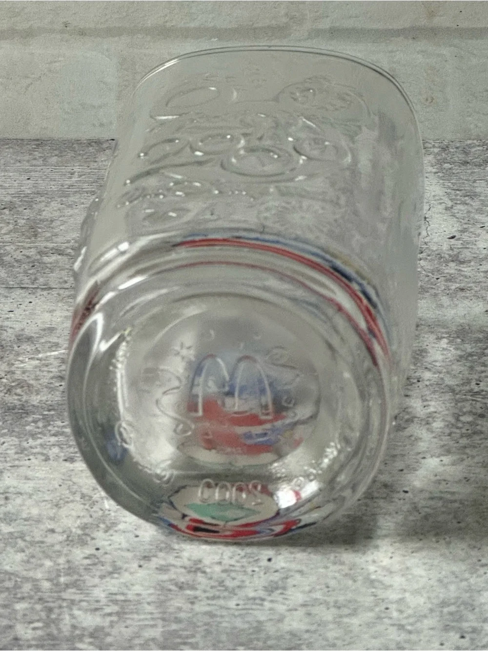 Vintage Y2K McDonald's Walt Disney World EPCOT 2000 Millennium Celebration Glass